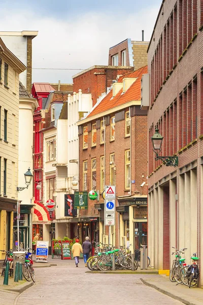 Holländische traditionelle Häuser in Den Haag, Niederlande — Stockfoto