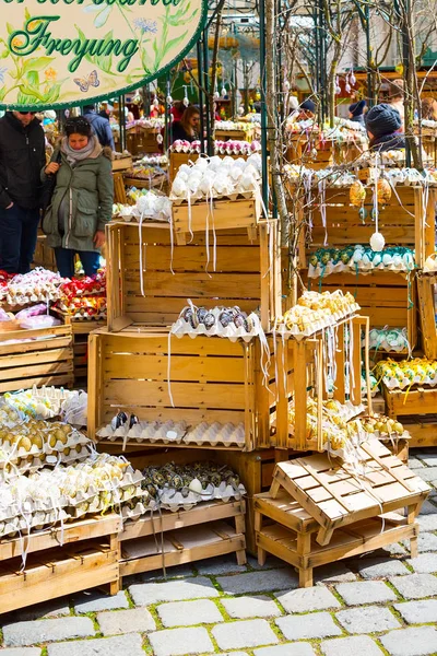 Traditional European easter market — Stock Photo, Image