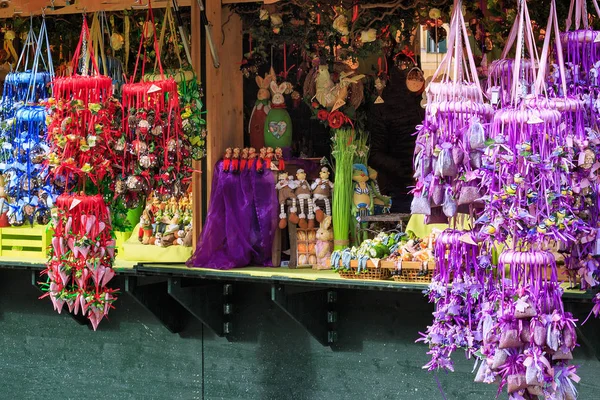 Easter market stall in Europe — Stock Photo, Image