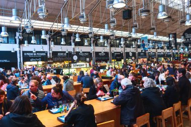 Portekiz, Lizbon 'da gıda pazarı Mercado da Ribeira