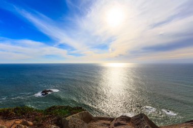 Cabo da Roca, Portugal sunset at Atlantic