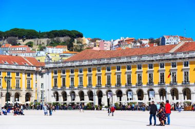Praca do Comercio Lizbon, Portekiz 'de
