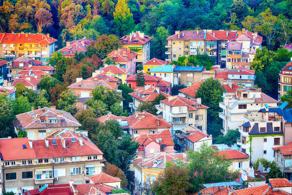 Панорама города Пловдив, Болгария
