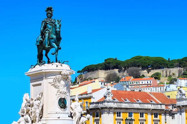 Estatua del rey José I en Lisboa, Portugal — Foto de Stock