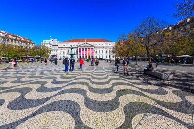 Lizbon, Portekiz Rossio Meydanı