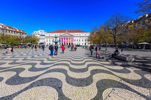 Lizbon, Portekiz Rossio Meydanı