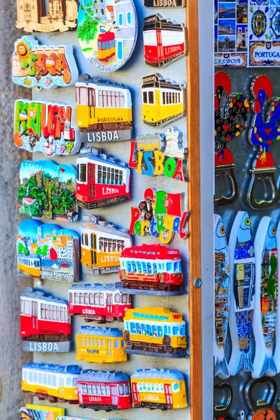 Lisbon, Portugal ouvenir magnets — Stock Photo, Image