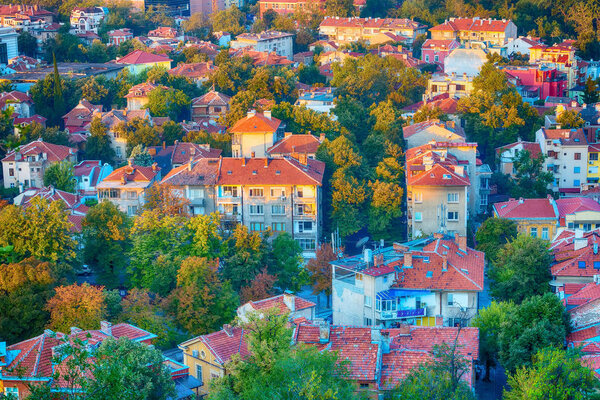 Панорама города Пловдив, Болгария
