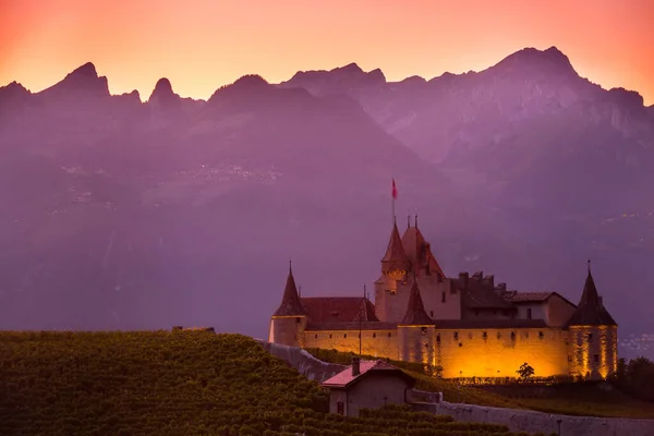 Chateau dAigle in canton Vaud, Switzerland — Stock Photo, Image