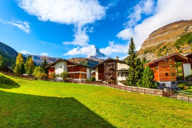 Matterhorn ve Zermatt Alp Köyü, İsviçre