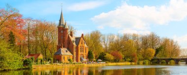 Minnewater Gölü, Bruges, Belçika
