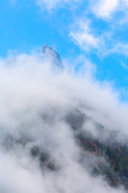 Aiguille du Midi, Fransız Alplerinde Mont Blanc kalabalığı