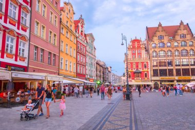 Wroclaw, Polonya Market Meydanı'nda