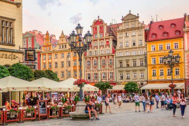Wroclaw, Polonya Market Meydanı'nda