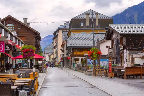 Chamonix Mont-Blanc, France street view — стоковое фото