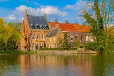 Minnewater Gölü, Bruges, Belçika