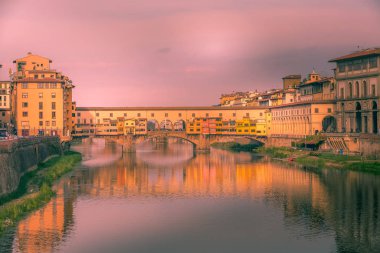 Ponte Vecchio Floransa, Toskana, İtalya