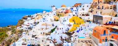 Oia Panorama, Yunanistan 'da Santorini Adası