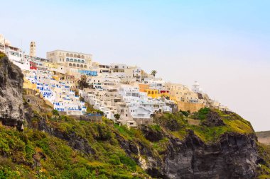 Santorini adasında Fifa panoraması, Yunanistan