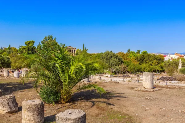 Ruinas del Ágora de Atenas, Grecia — Foto de Stock