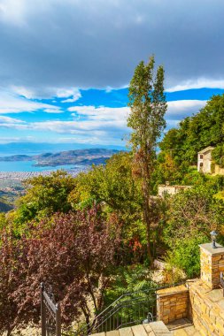 Yunanistan 'ın Pelion Mount kentinden Volos kent manzarası