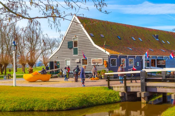 Zaanse Schans village, Nederländerna — Stockfoto