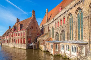 Bruges, Belçika, St. John Hastanesi ve Kanal