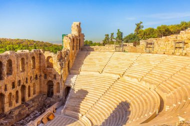Atina, Yunanistan 'da Akropolis Amfitiyatrosu