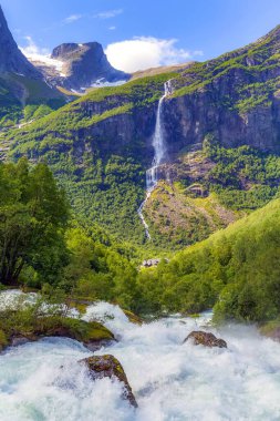 Norveç 'te nehir ve şelale