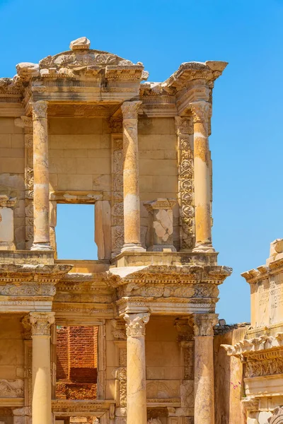 Celsus Bibliotheek in Efeze, Turkije — Stockfoto