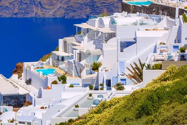 white houses, Santorini Island in Greece