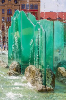 Wroclaw, Polonya Fıskiyesi Pazar Meydanı