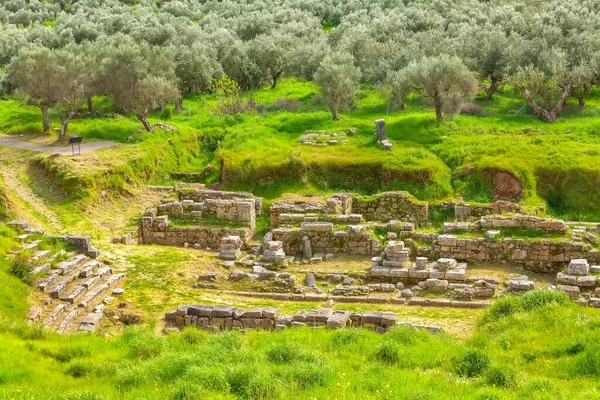 Ancient Sparta ruins, Peloponnese, Greece — Stock Photo, Image