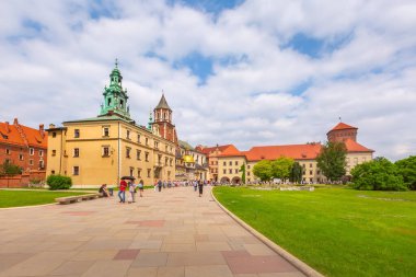 Krakow, Polonya, Wawel Kraliyet Kalesi