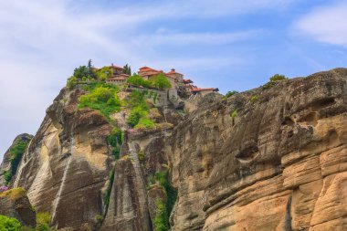 Yunanistan 'ın Meteora kentindeki Büyük Meteoron Manastırı