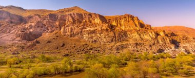 Vardzia Mağara Manastırı Panorama, Georgia