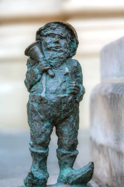 Cüce heykeli, Wroclaw, Polonya