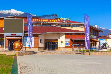 Bulgaristan ve Bansko seni seviyor top ve dağlar