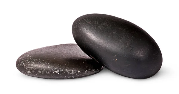 Dos piedras negras para spa tailandés —  Fotos de Stock