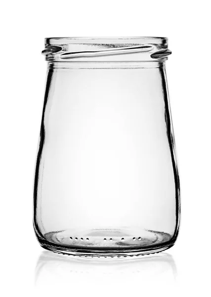 キャップなしの空のガラス瓶 — ストック写真