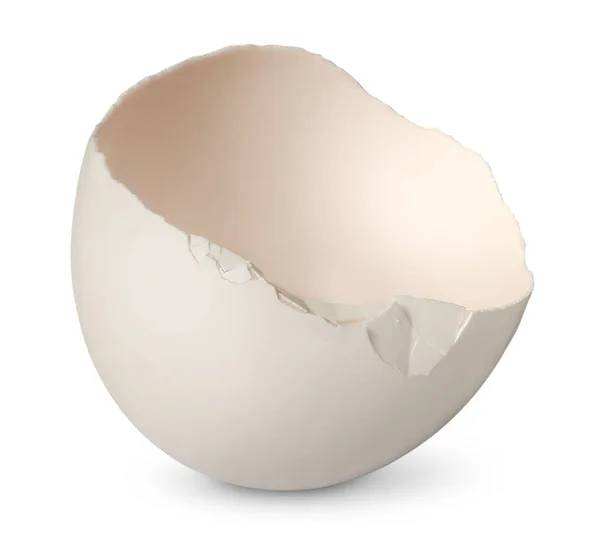 Single half from crashed egg — Stock Photo, Image