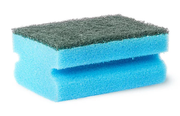 Sponge for washing dishes with felt horizontally flipped — Stock Photo, Image