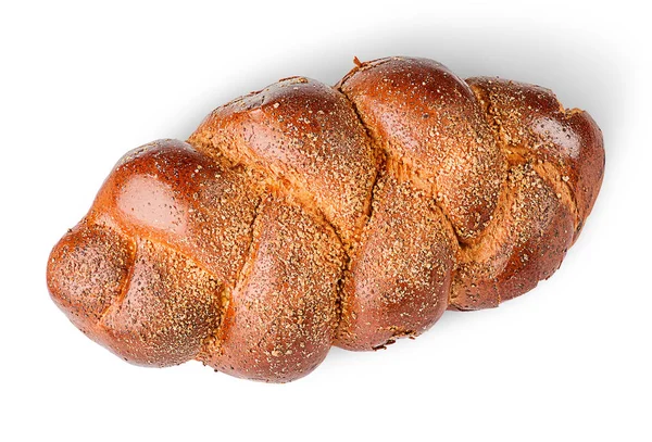 Rieten broodje bovenaanzicht — Stockfoto