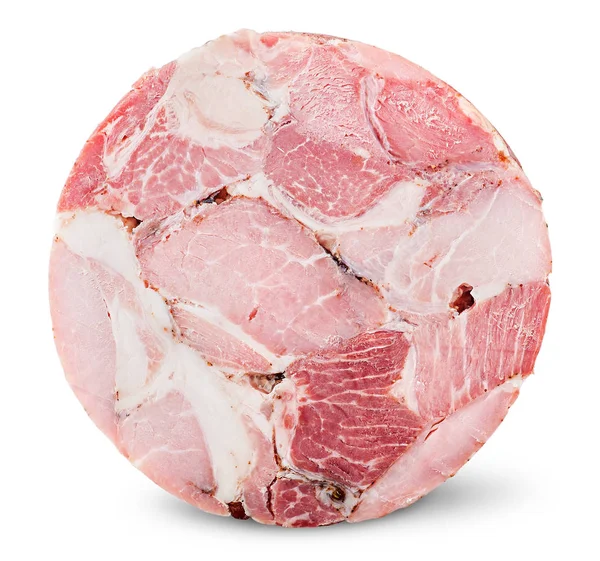 Cut slice of ham — Stock Photo, Image
