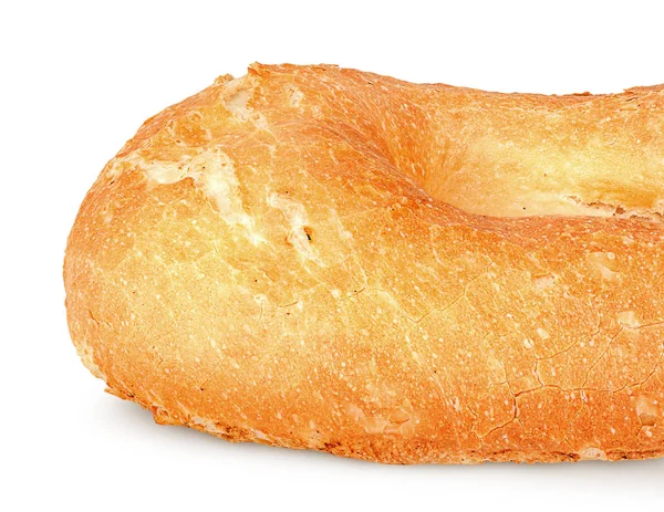 Closeup a piece of traditional oriental pita bread — Stock Photo, Image