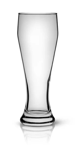 Davanti bicchiere di birra vuoto — Foto Stock