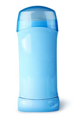 Blue deodorant container with cap clipart