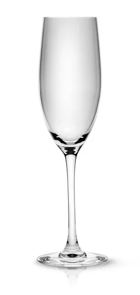 Tomt champagneglas — Stockfoto