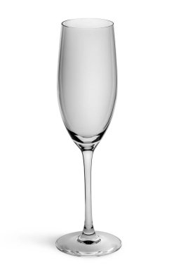 Boş şampanya kadehi Üstten Görünüm