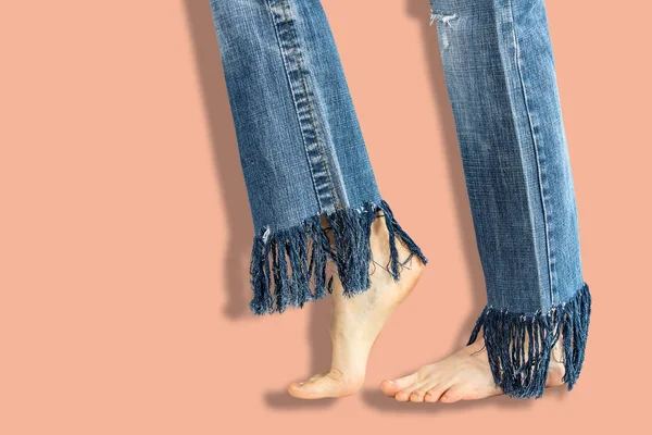 Kot pantolon seksi bacaklar